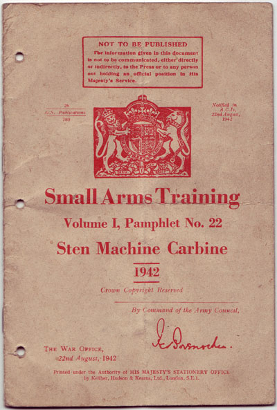 the british sten manual