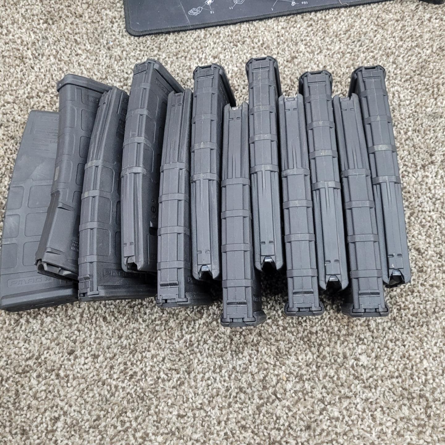 Endo 9mm Mags With Free Pmag Parts And Accessories Market Board