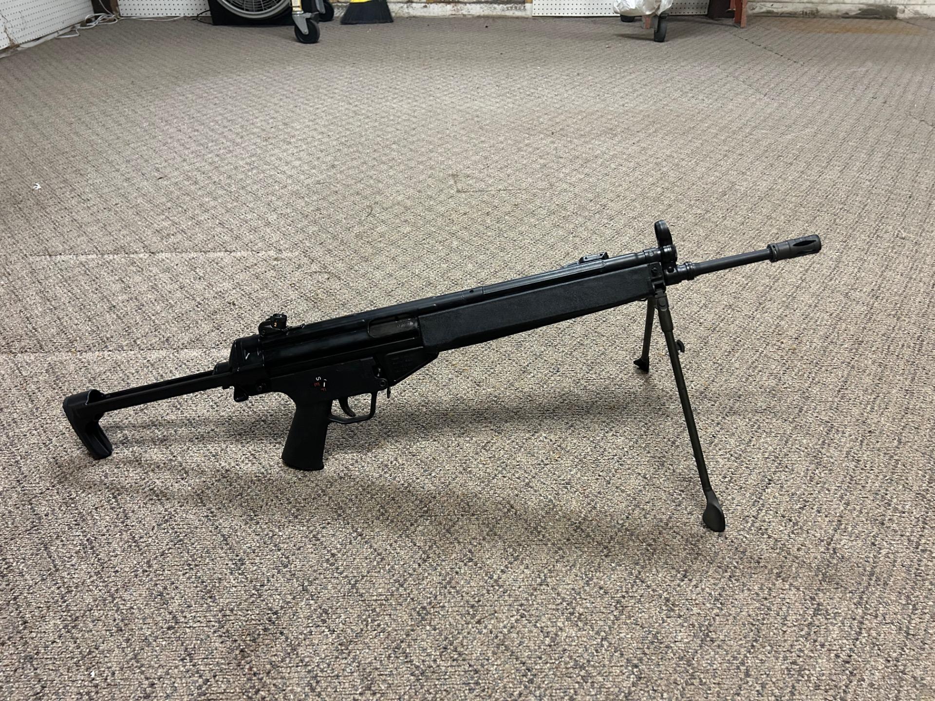 SPF; HK model HK33A3 with bipod , bayonet , and fixed stock Form 3 ...