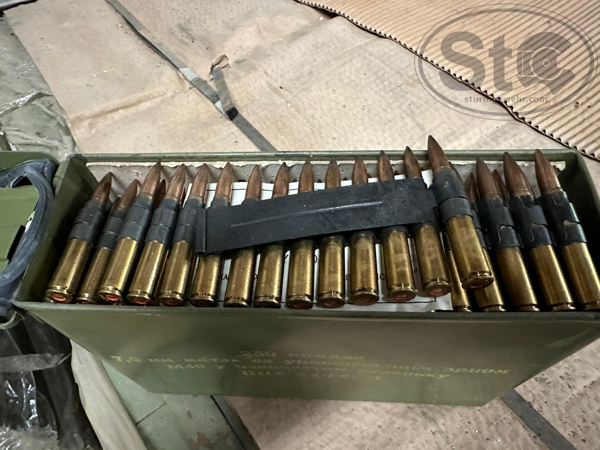 WTS: 20,000 rounds of Yugo M49 1980s 8mm on Browning links in ammo cans ...